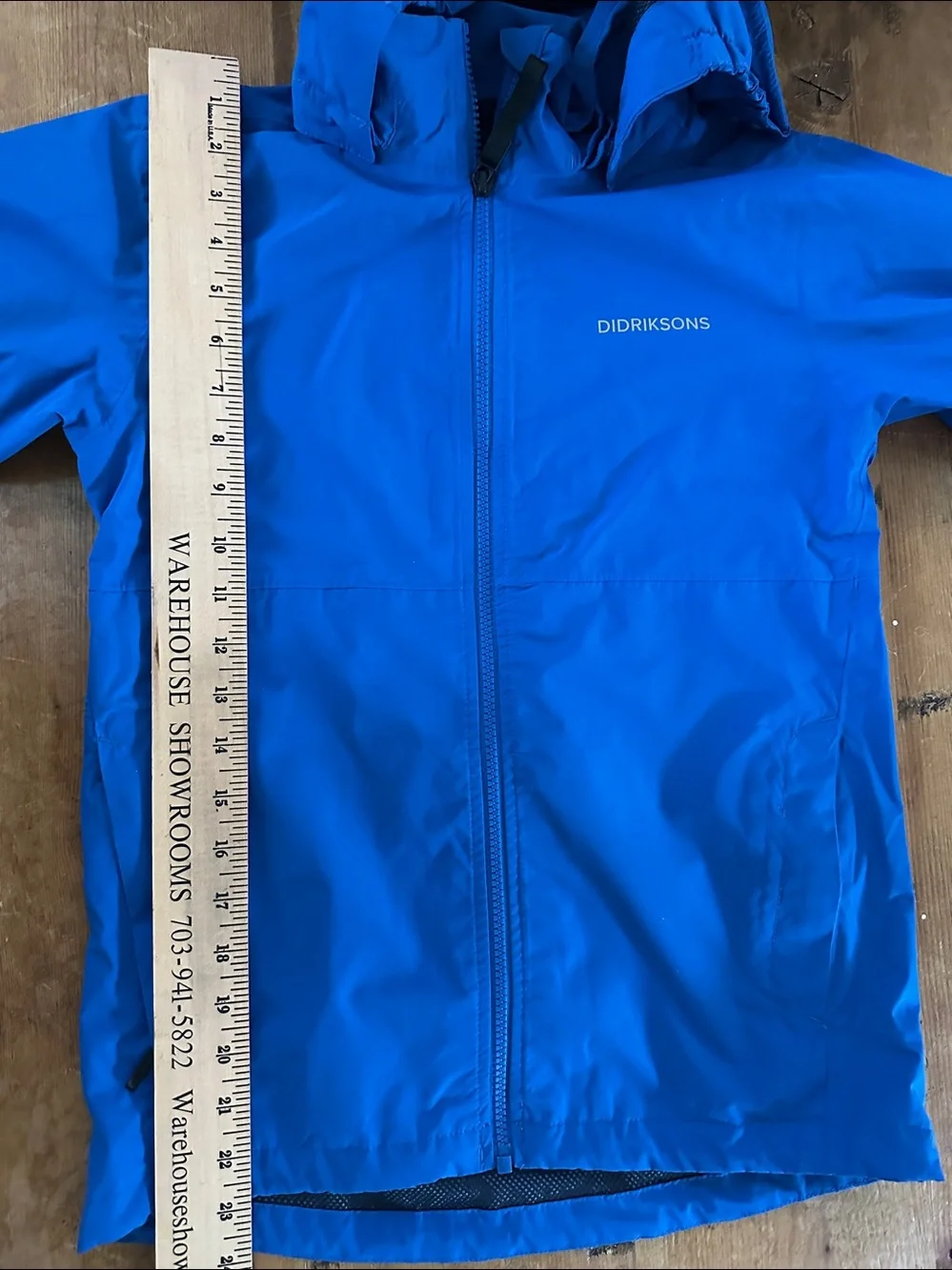 DIDRICKSONS WATERPROOF STORM SYSTEM RAIN JACKET KIDS BOYS 140 SWEDEN 140